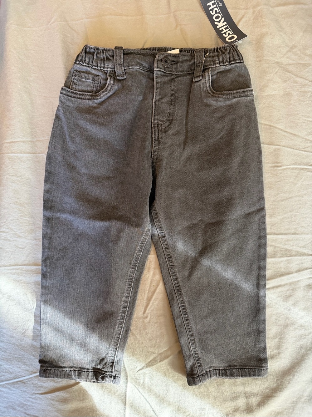 OshKosh B'gosh Gray Straight-Leg Kids Jeans